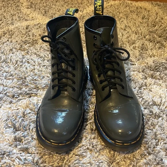 Mens 8 dark grey doc martens 1980 - Picture 5 of 8
